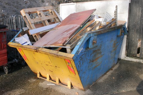 Professional house clearance team at Paddington home